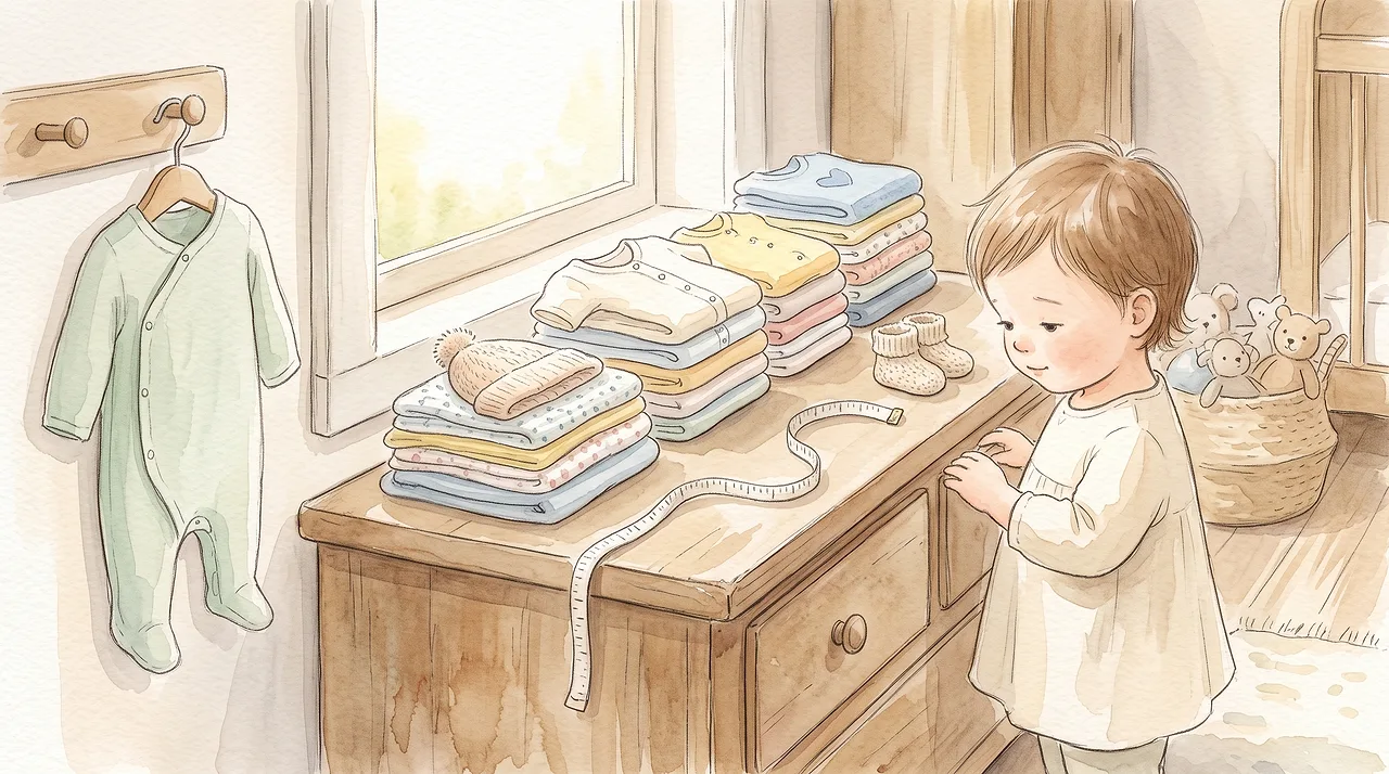 Baby clothes sizes: how to choose a gift that fits