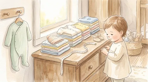 Baby clothes sizes: how to choose a gift that fits